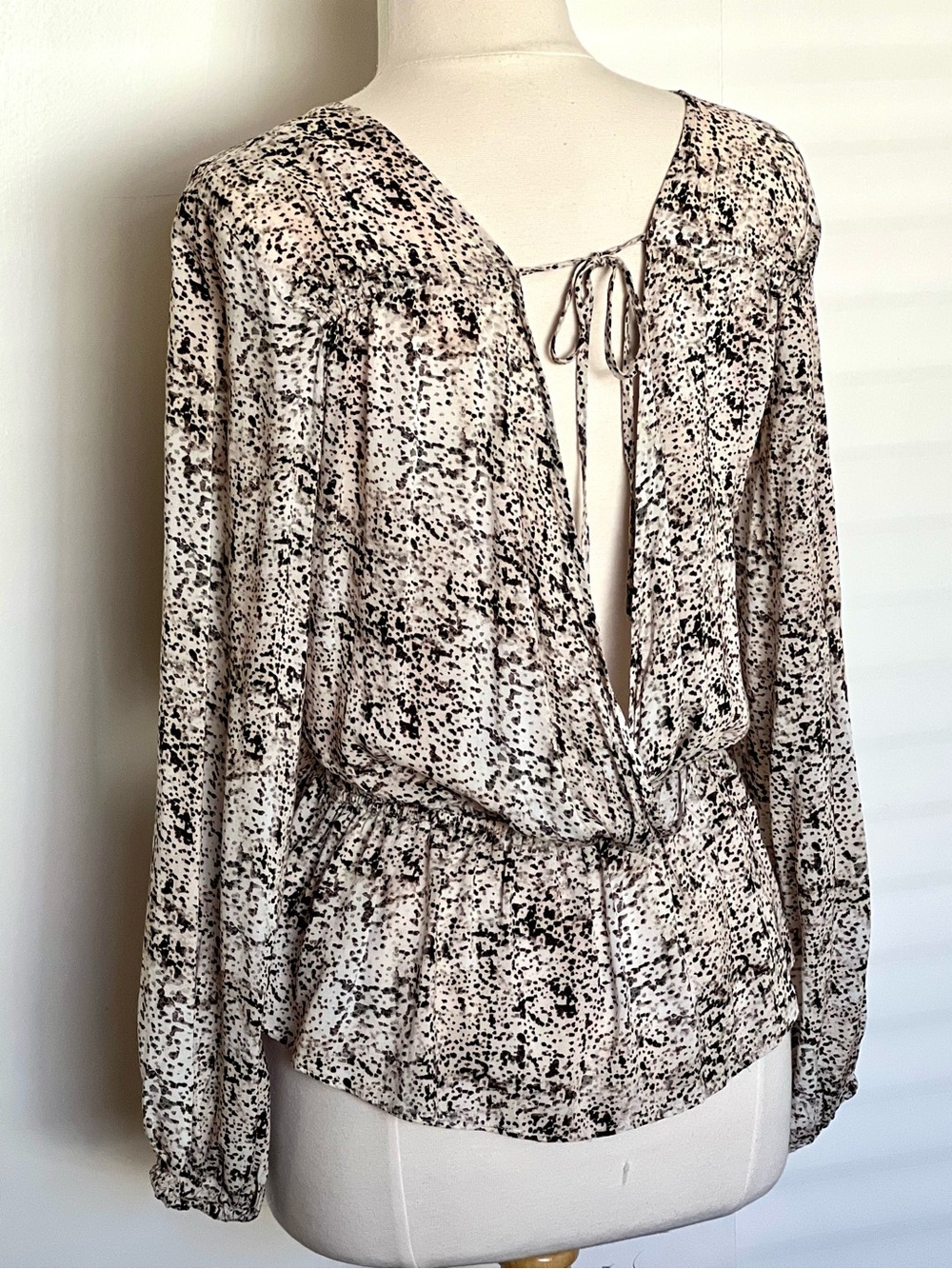 Cloth &  Stone brown splatter top